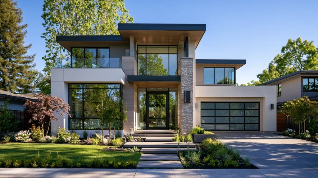 Modern home with energy-efficient double pane windows and abundant natural light