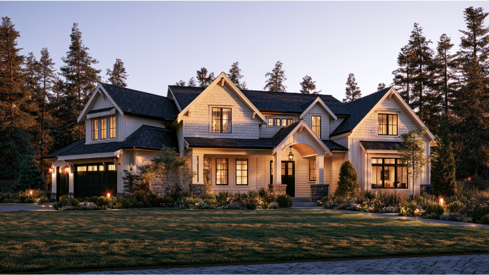 Beautiful Northern California home with James Hardie fiber cement siding